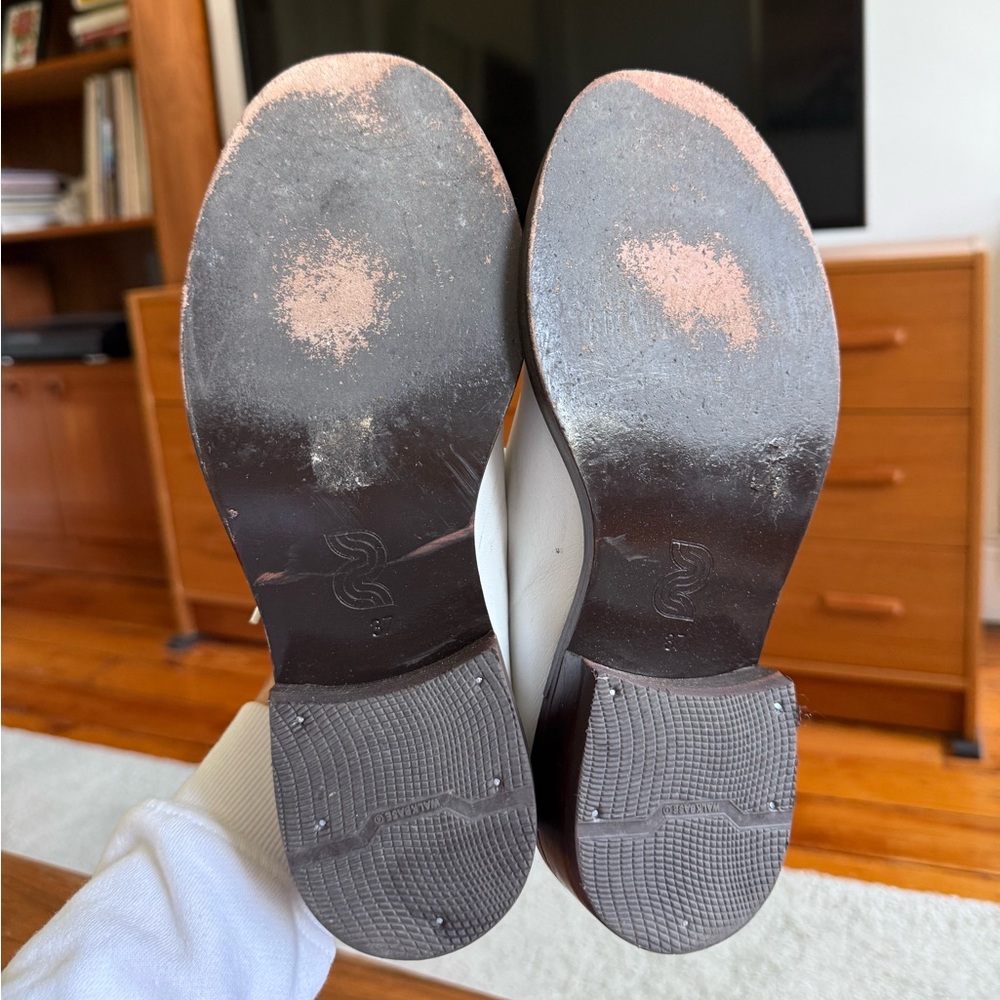 Nicole Saldana White Fabiana Loafers - Picture 5 of 5